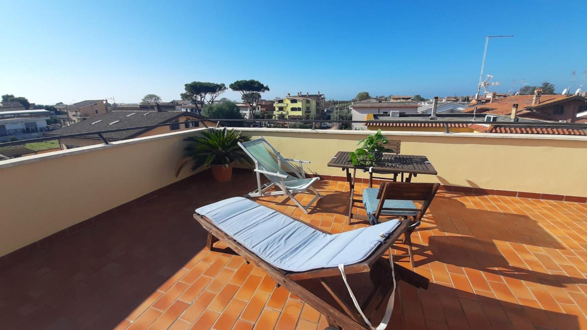 La Terrazza Sul Faro Leilighet Fiumicino Eksteriør bilde